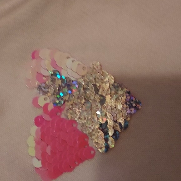 Scoop Neck Sparkle Heart Sweater - Picture 3 of 6